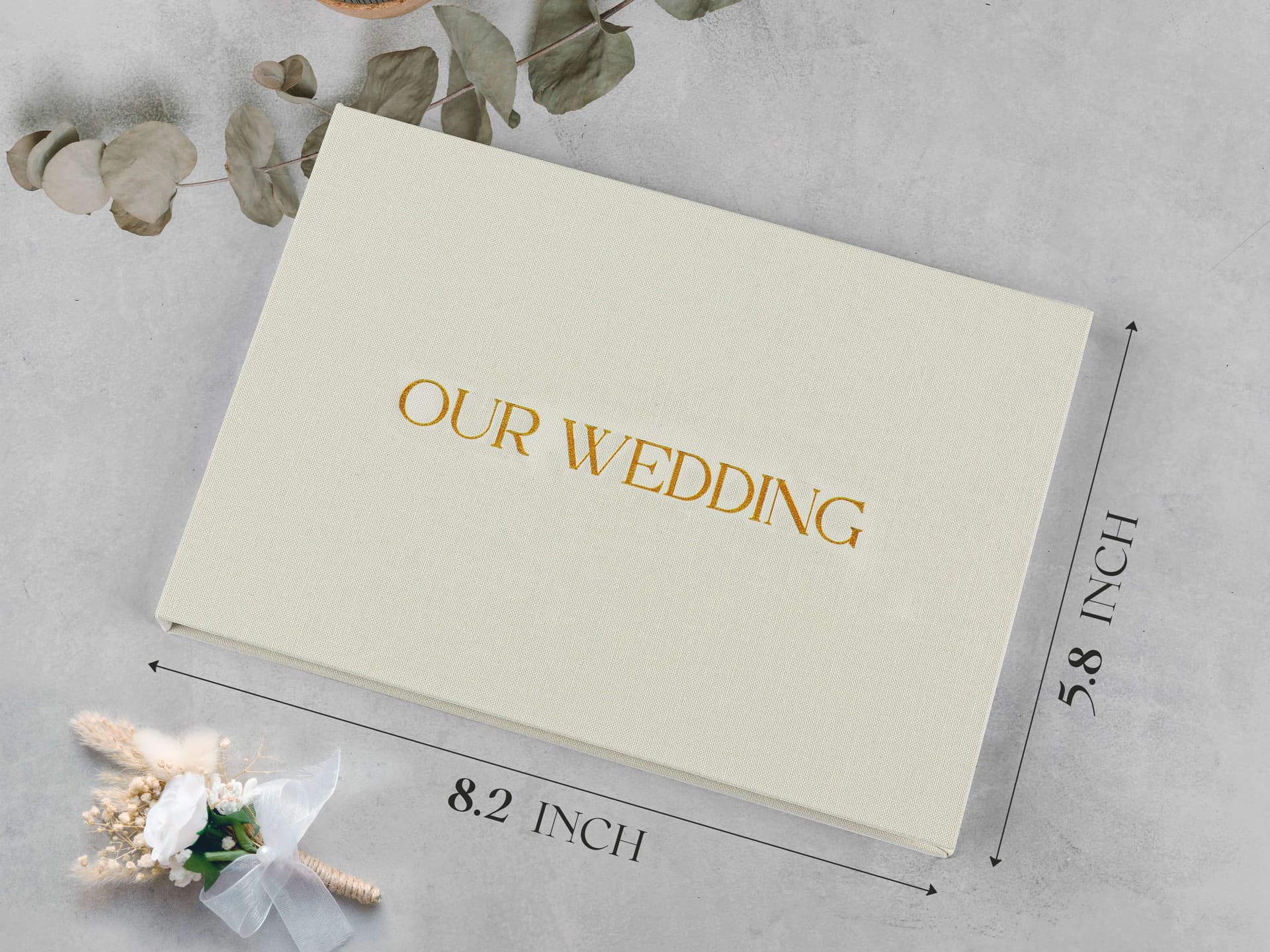 OLEEK Memories Book - Our Wedding video album open and playing